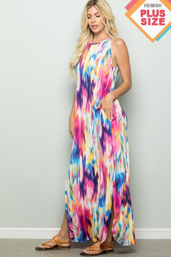 Multi Color Maxi Dress