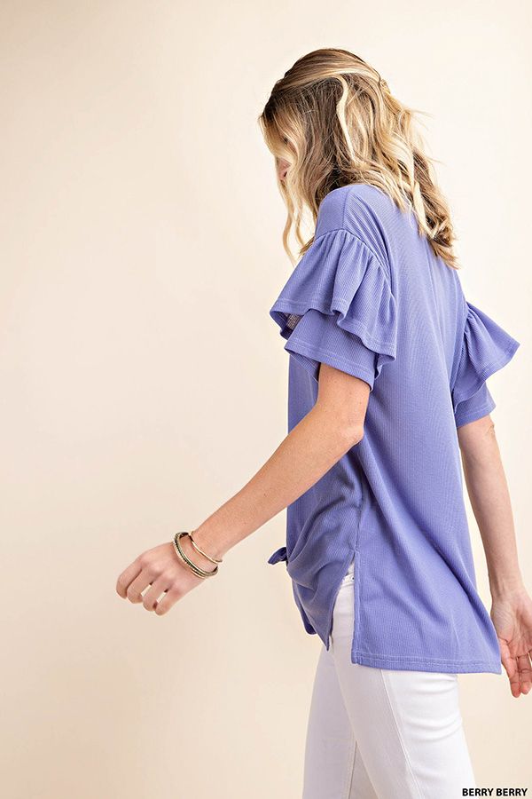 Ribbed Knit Top