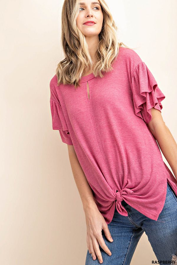 Ribbed Knit Top