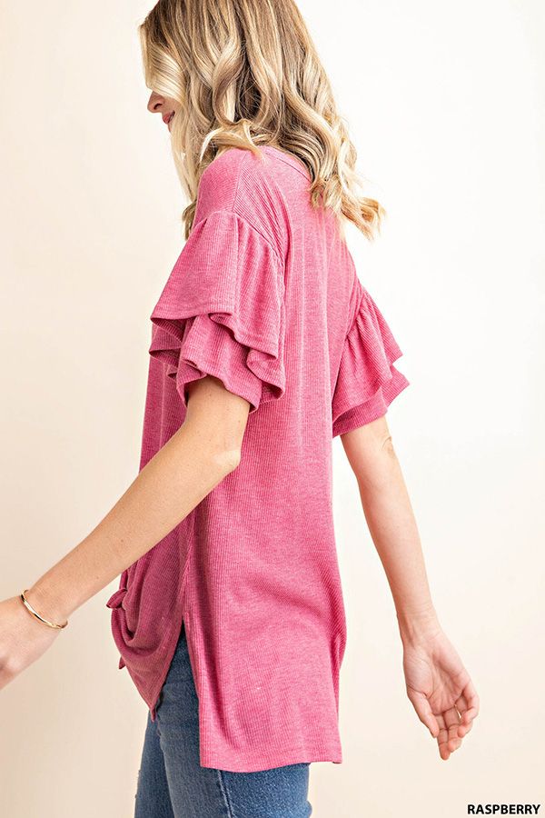 Ribbed Knit Top