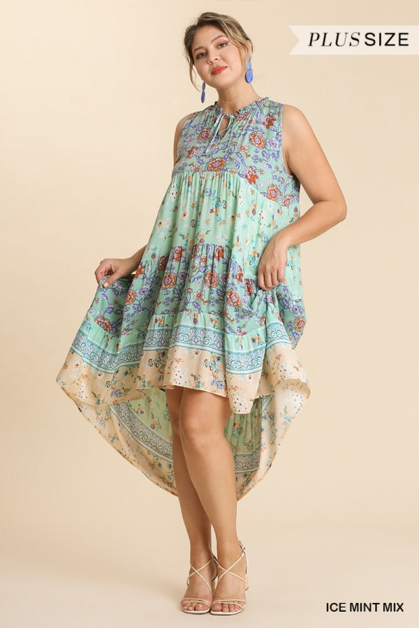 Floral & Paisley Midi Dress