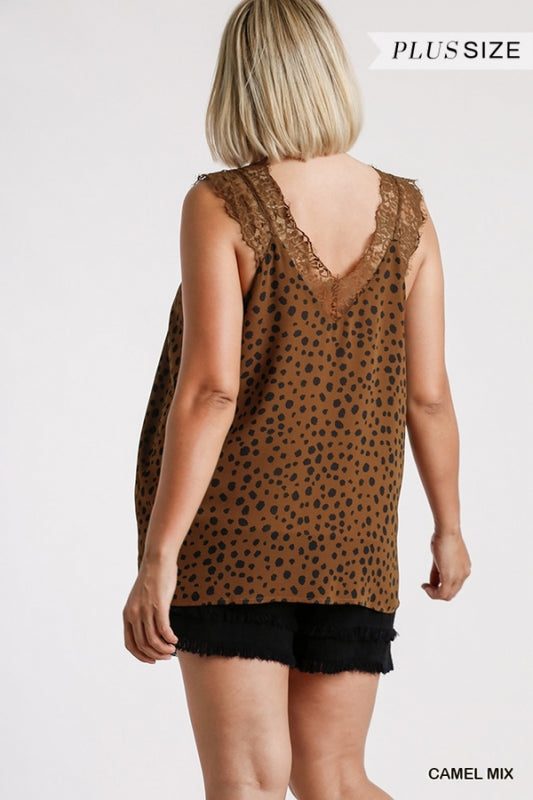 Sleeveless Printed Top