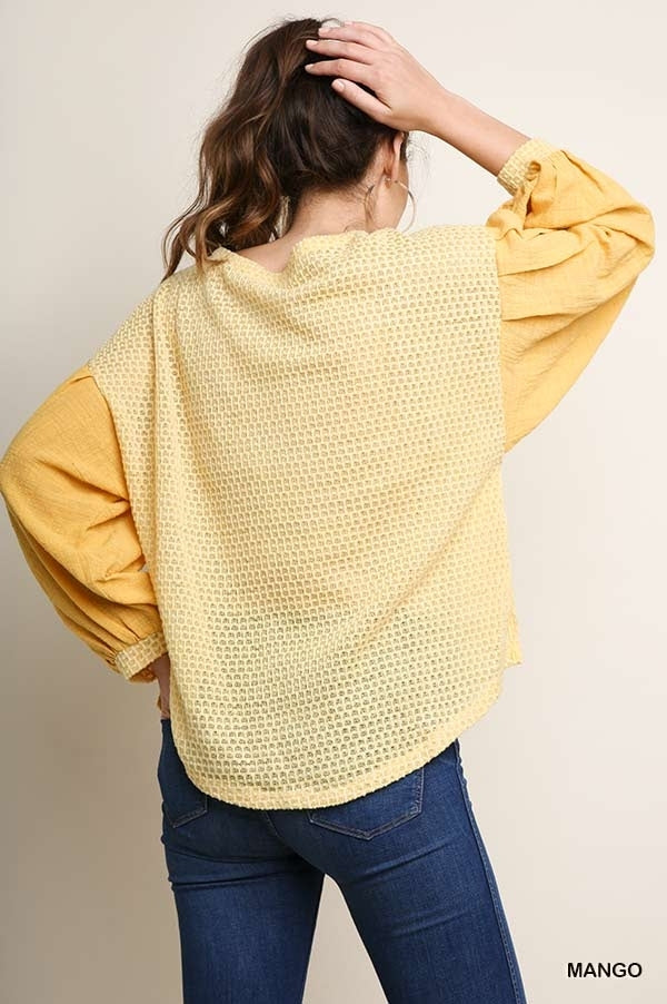 Long Sleeve Knit Top