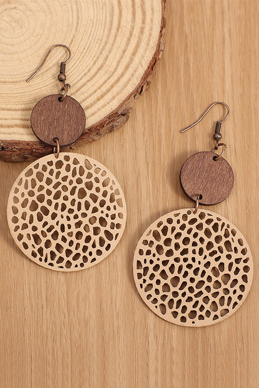 Round Drop Earrings