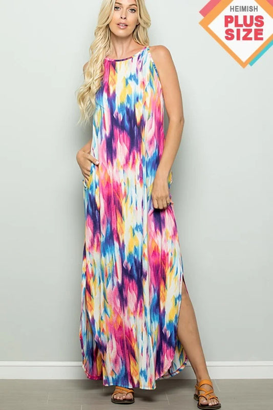 Multi Color Maxi Dress