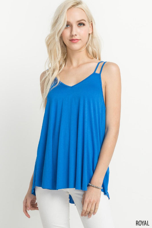 Strappy V Neck Cami