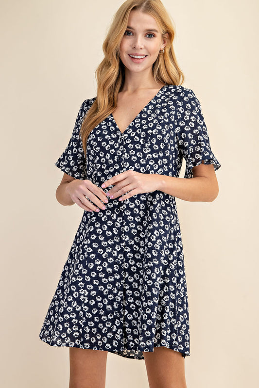 Daisy Printed Dress